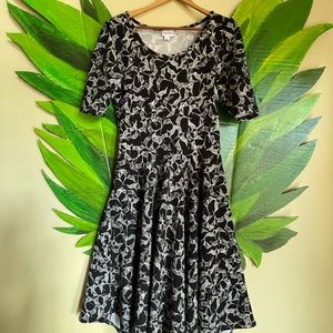 LuLaRoe Fit n Flare MIDI dress